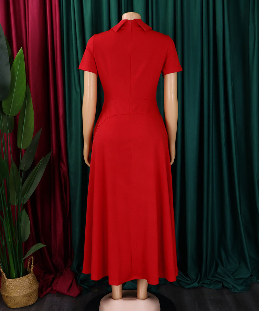 Chic Stylish High-Waisted Party Dress for Effortless Elegance