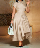 Chic Stylish High-Waisted Party Dress for Effortless Elegance