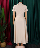 Chic Stylish High-Waisted Party Dress for Effortless Elegance