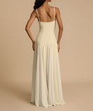 Sexy Halter Slim-Fit Color Contrast Dress For Stunning Style
