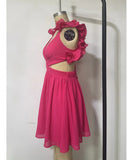 Chic Halter Skirt With Halter Lace for Trendy Summer Style