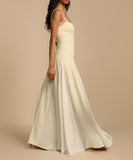 Sexy Halter Slim-Fit Color Contrast Dress For Stunning Style