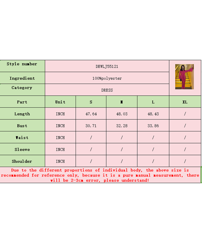 Elegant Lace-Up Pleated Flared Dress with Long Sleeves