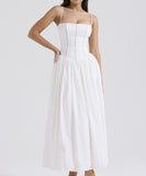 Chic Floral Halter Dress for Effortless Summer Elegance