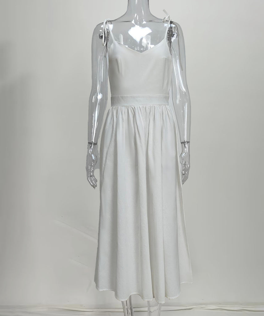 Chic Sexy V-neck High-Waisted Fashion Halter Dress Collection