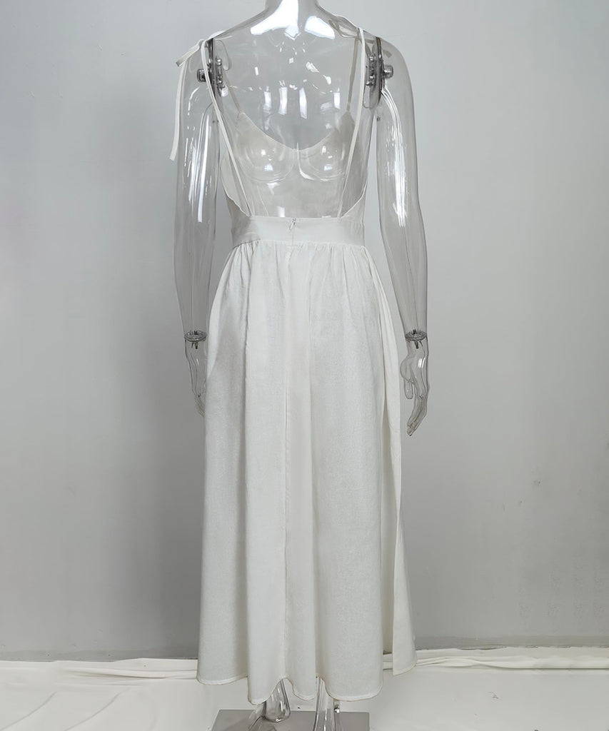Chic Sexy V-neck High-Waisted Fashion Halter Dress Collection
