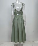 Chic Sexy V-neck High-Waisted Fashion Halter Dress Collection