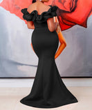 Sexy Fishtail Skirt With A Line Neck - Chic Elegance Redefined