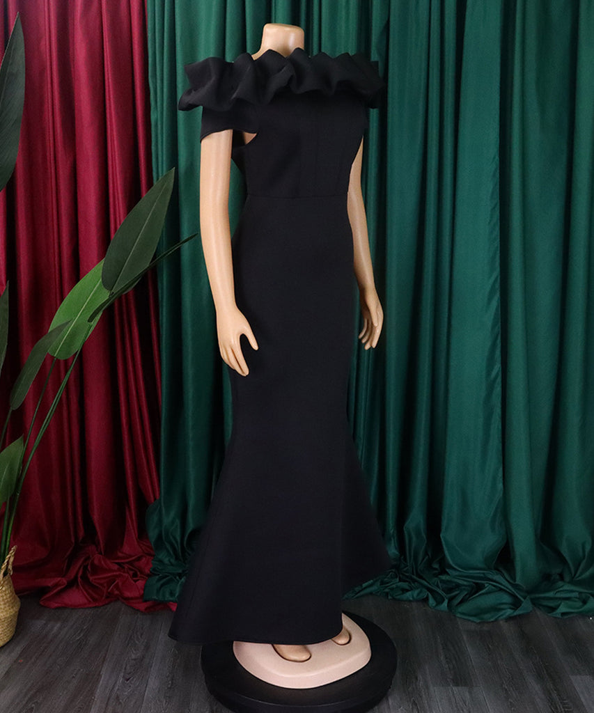 Sexy Fishtail Skirt With A Line Neck - Chic Elegance Redefined