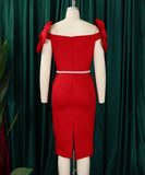 Three-Dimensional Flower Elegant Banquet Dress Cover Gown