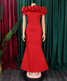 Sexy Fishtail Skirt With A Line Neck - Chic Elegance Redefined