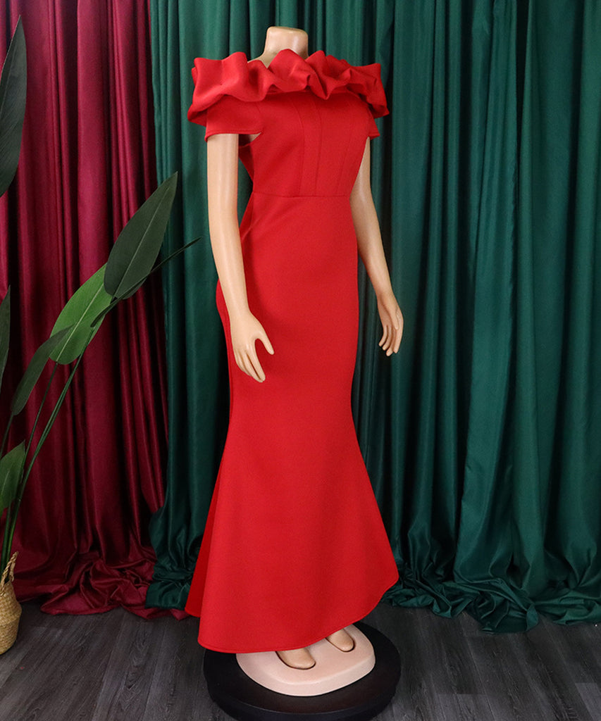 Sexy Fishtail Skirt With A Line Neck - Chic Elegance Redefined
