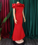 Sexy Fishtail Skirt With A Line Neck - Chic Elegance Redefined