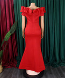 Sexy Fishtail Skirt With A Line Neck - Chic Elegance Redefined