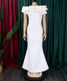 Sexy Fishtail Skirt With A Line Neck - Chic Elegance Redefined