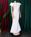 Sexy Fishtail Skirt With A Line Neck - Chic Elegance Redefined