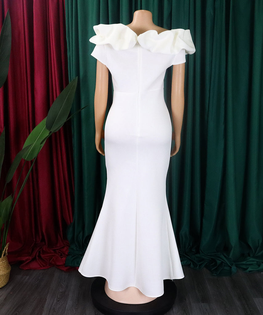 Sexy Fishtail Skirt With A Line Neck - Chic Elegance Redefined