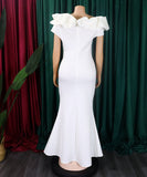 Sexy Fishtail Skirt With A Line Neck - Chic Elegance Redefined
