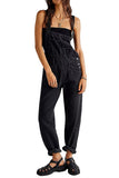 CASUAL BAGGY DENIM SUSPENDERS