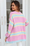 Vibrant Patchwork Cardigan Sweater for Trendy Style