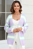 Vibrant Patchwork Cardigan Sweater for Trendy Style