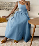 Chic Sexy V-neck High-Waisted Fashion Halter Dress Collection