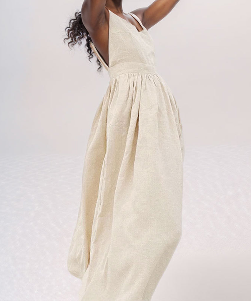 Chic Sexy V-neck High-Waisted Fashion Halter Dress Collection