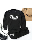 Chic Sexy Print Long Sleeve Two-Piece Set for Stylish Comfort