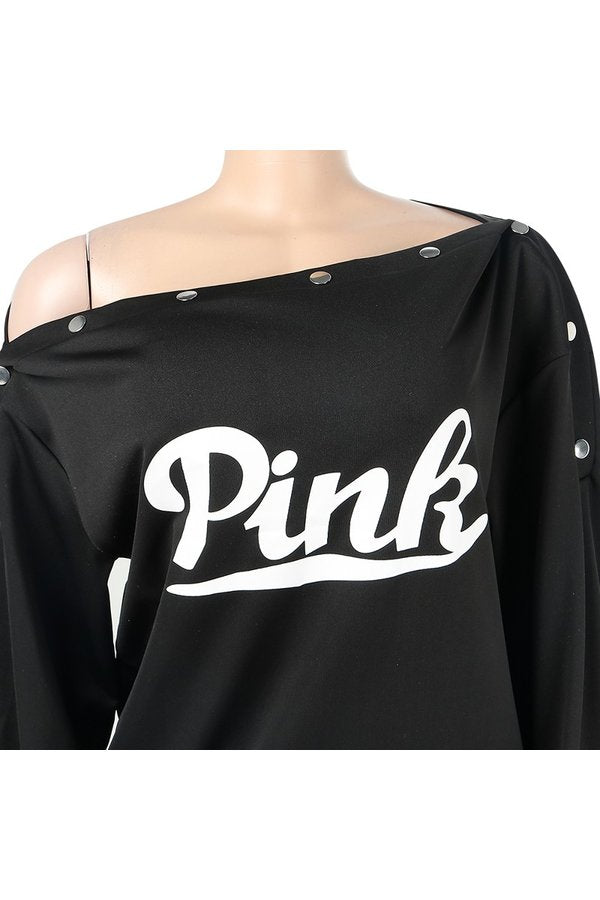 Chic Sexy Print Long Sleeve Two-Piece Set for Stylish Comfort