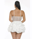 Chic Hot Drill Stretch Cake Dress With Suspenders Style