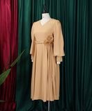 Plus Size Solid Color A-Line Dress for Effortless Style