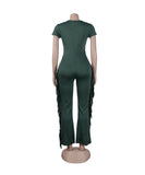 Fringed Figure-Hugging One-Piece Suit in Multiple Vibrant Colors