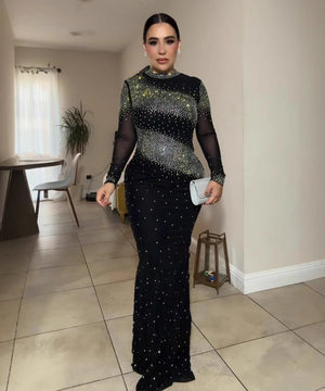 Sexy Hot Drill Backless Stretch Wrap Dress for Allure