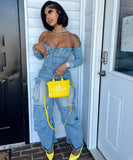 Classic Relaxed One-Piece Jumpsuit With Pockets For Everyday