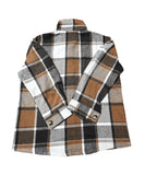 Stylish Long Sleeved Check Cardigan Coat for Effortless Chic