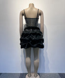 Chic Hot Drill Stretch Cake Dress With Suspenders Style