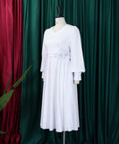 Plus Size Solid Color A-Line Dress for Effortless Style