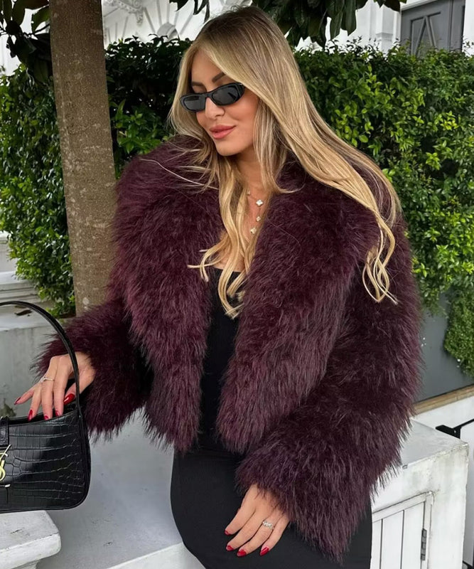 Classic Relaxed Short Coat For Women Evening Style Modern