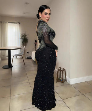 Sexy Hot Drill Backless Stretch Wrap Dress for Allure