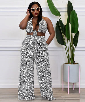 Stylish Printed Backless Sexy Fashion Suit for Bold Looks Now