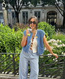 Classic Pocketless Short Sleeve Cardigan Casual Jacket