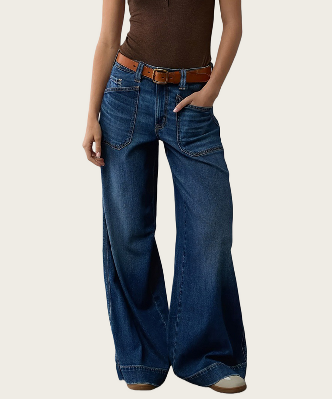 Relaxed Wide Leg Jeans Effortless Comfort Everyday Style