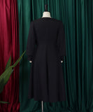Plus Size Solid Color A-Line Dress for Effortless Style