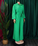 Fashion Long Sleeve Solid Color High Waist Plus Size Romper