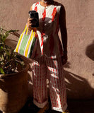 Relaxed Fit Printed T Shirt And Shorts Set For Women