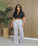 Women's Casual Long Pants in Solid Colors for Everyday Style