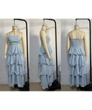 Stylish Strapless Backless Cake Dress in Vibrant Colors