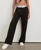 Solid Color Fashionable Casual Pants for Men and Women in Grey Black and Khaki