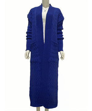 Chic Long-Sleeve Acrylic Sweater