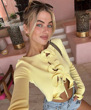 Chic Black Long Sleeve Cardigan with Lace Patchwork Contrast